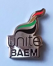 UNITE THE UNION BAME LAPEL BADGE Black Asian and Minority Ethnic Trade Union Pin
