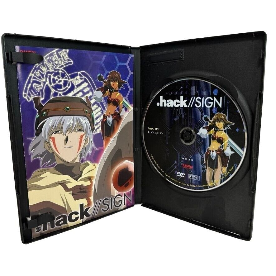 .HACK Sign Version 1 Login DVD Episodes 1-5 Platinum Series 2003 Anime