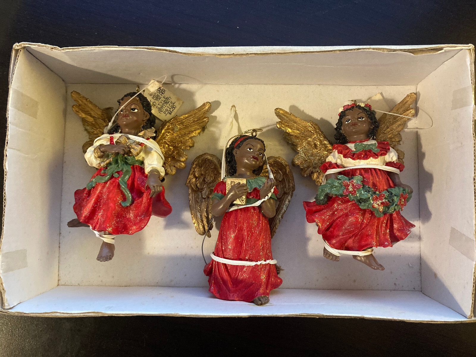 African american angel christmas ornaments