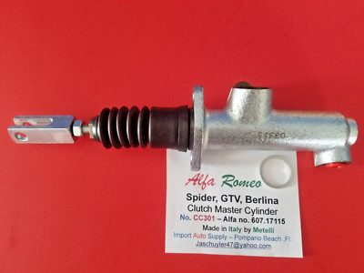 Clutch Master Cylinder 71-94 Alfa Romeo Spider - Berlina & GTV 71-74 - Italian