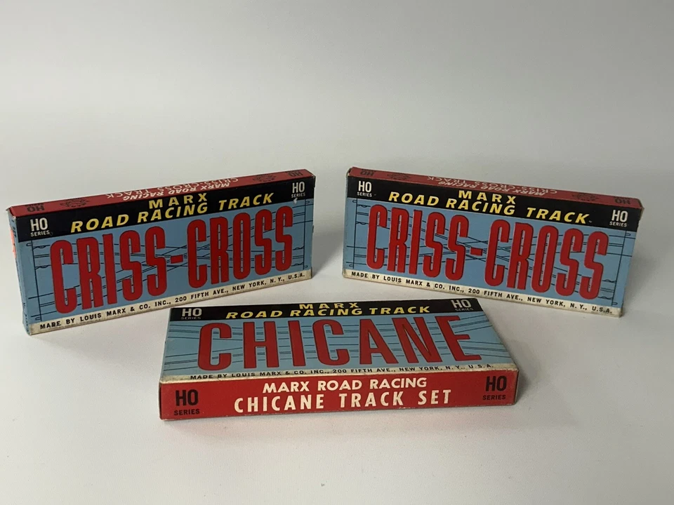 MARX  HO Series Road Racing Track (2) Cross-cross (1) Chicane - Image 2 of 4