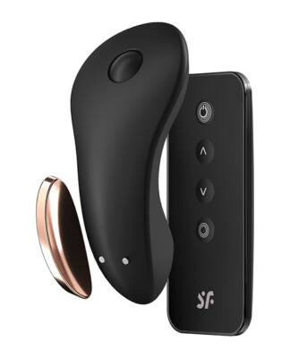 Satisfyer Little Secret Panty V*brator - Black