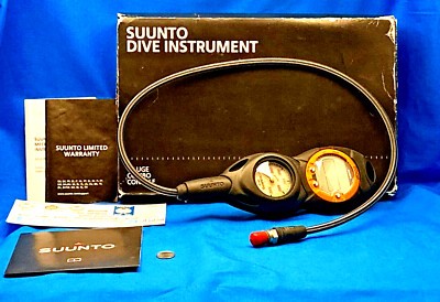 2012 SUUNTO DIVE COMPUTER CB-2 IN LINE / 4000/ZOOP ORANGE COMBO w/DVD NEW IN BOX