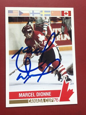 1992-93 Future Trends '76 Canada Cup Marcel Dionne #179 HOF AUTO