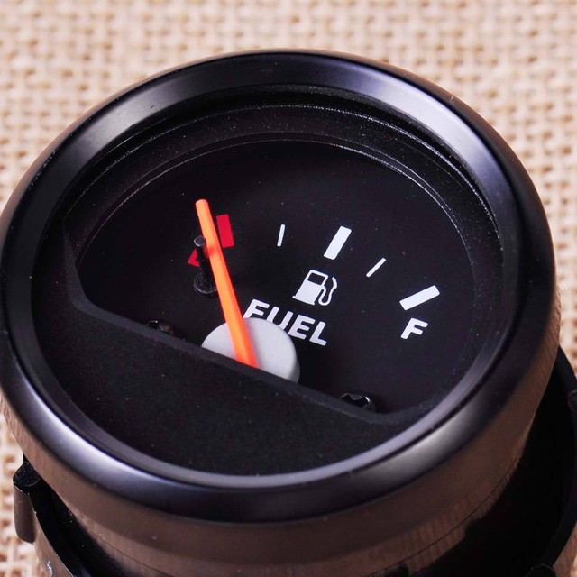 Motorcycle 2" 52mm Fuel Level Gauge Meter E1/2F Pointer fit for Honda