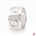 Bague Cartier Love 750/18K Or Blanc Taille 54 - Prix Neuf 4.400€