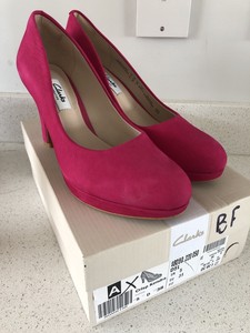fuschia pink suede shoes