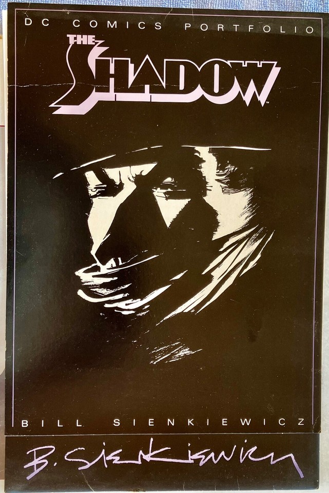 THE SHADOW DC Comics Portfolio 1987 10 x 15 Bill Sienkiewicz NOS Comic Art