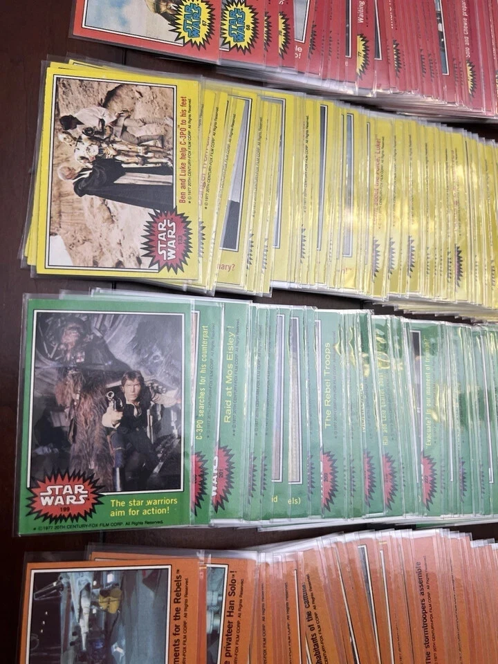 1977 Topps Star Wars EPISODE IV Set (1-330) Series 1-5  rare complete Good A+ - Image 4 of 4