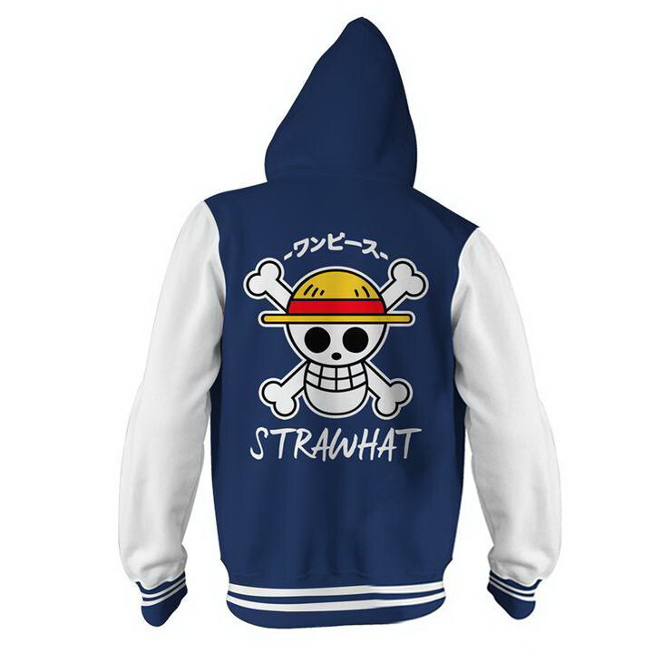 Monkey D. Luffy One Piece Varsity Jacket - Anime Ape