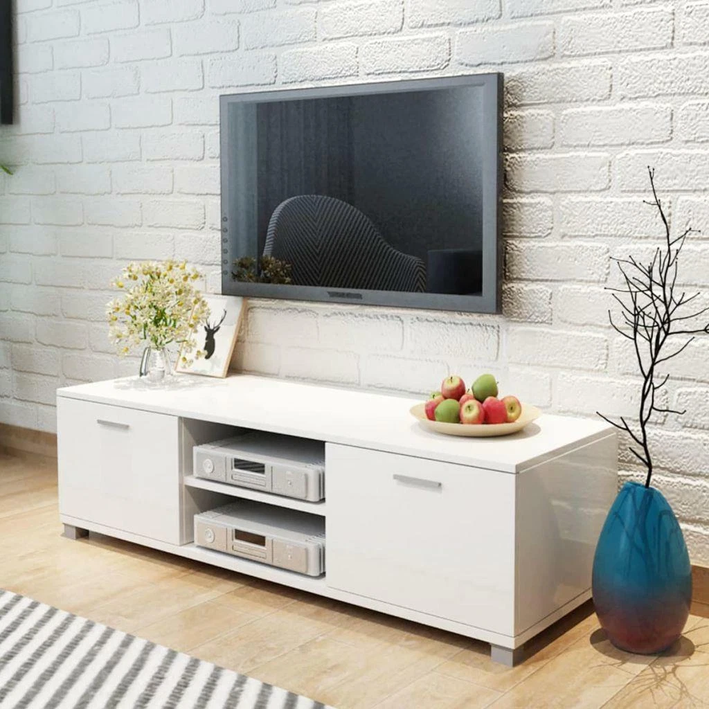 White gloss dvd on sale unit