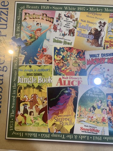 Disney vintage Movie Posters 1000 Piece Family Jigsaw Puzzle Ravensberger - Picture 6 of 6