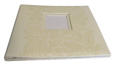 K  Company 12x12 Ivory Paisley Floral Scrapbook Wedding Album embossed NEW