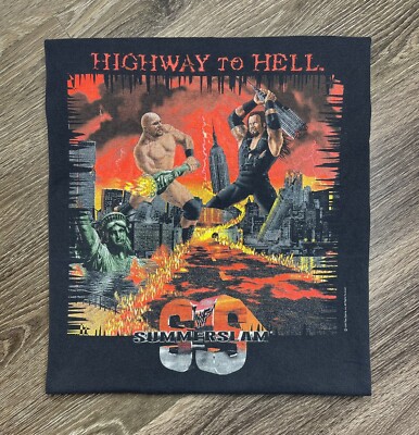 Vintage 1998 WWF WWE SummerSlam Stone Cold Undertaker Highway To