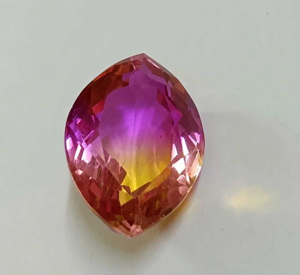 18.80 CT Wonderful Multi-color Marquise Shape Doublet Tourmaline Gemstones - Image 3 of 4