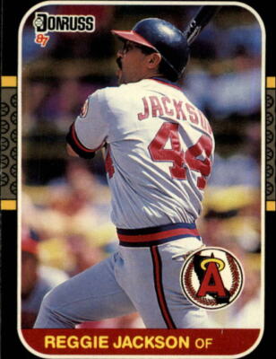 1987 Donruss #210 Reggie Jackson - NM
