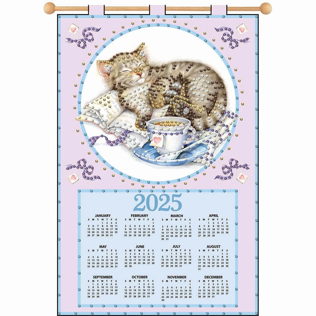 Cat Naps Calendar 2025