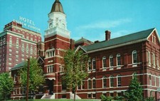 Hotel Andrew Johnson J-Knox County Court House Knoxville Tennessee Postcard