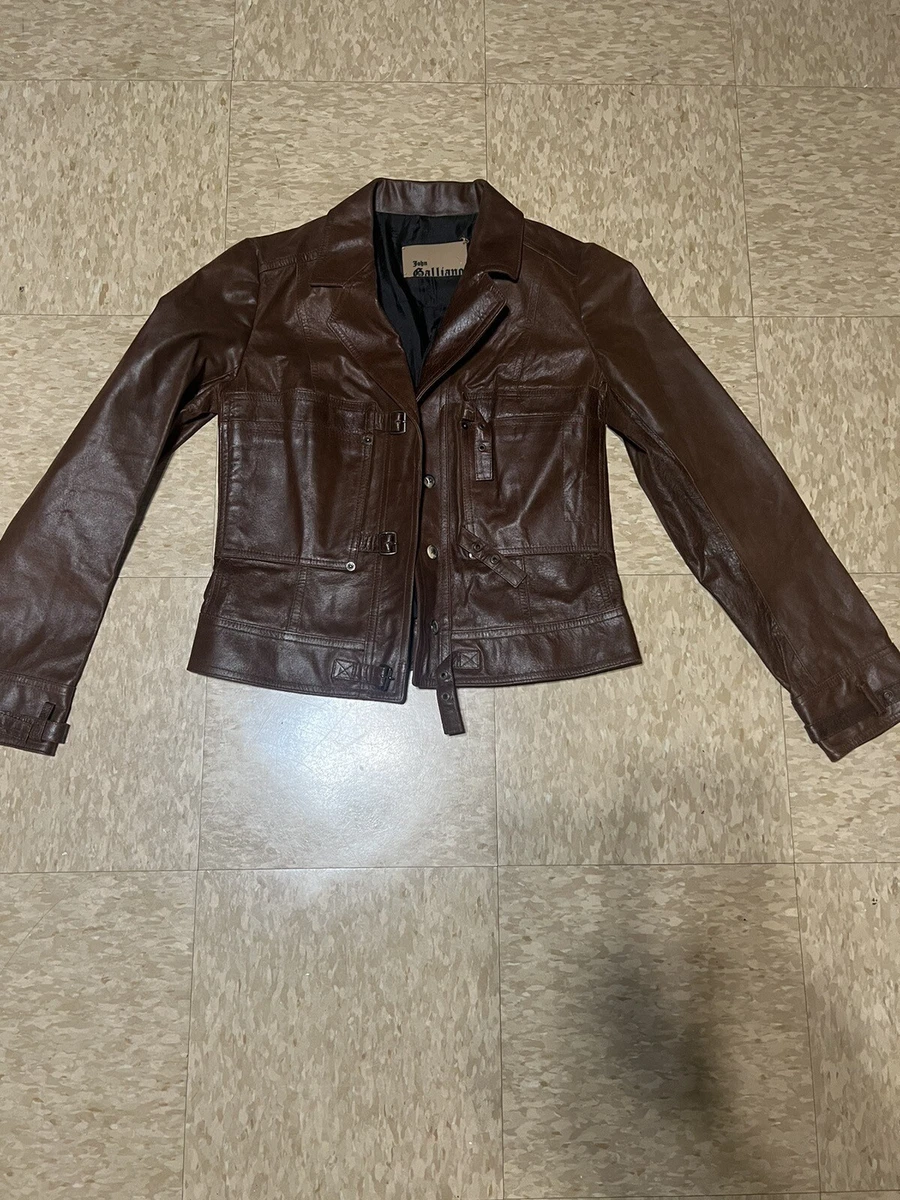 John Galliano Coats, Jackets & Vests Leather Outer Shell for Women