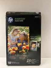 HP Everyday Photo Paper Glossy 4"x 6" Open Box Q8868A 50 Total Sheets Out Of 50