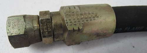 AVENGER T28A 1/2" MWP 345BAR / 5000PSI EN853 2SN/ SAE R2AT MSHA 1C-227/2 HOSE - Picture 3 of 4