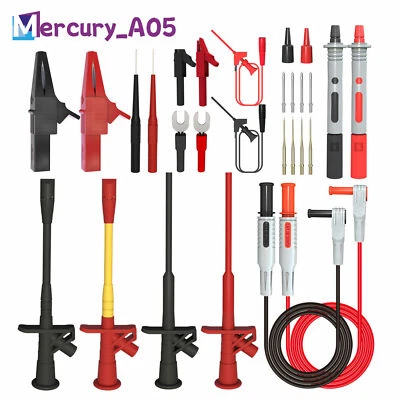 Multimeter Testkabel Kit Bananenstecker Krokodilklemme Draht Piercing Probe