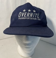 VTG Overnite Transportation Co Adult Snapback Hat Cap Navy Made In USA