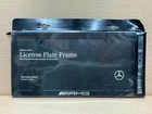 Mercedes-Benz Genuine AMG Black Slimline License Plate Frame NEW