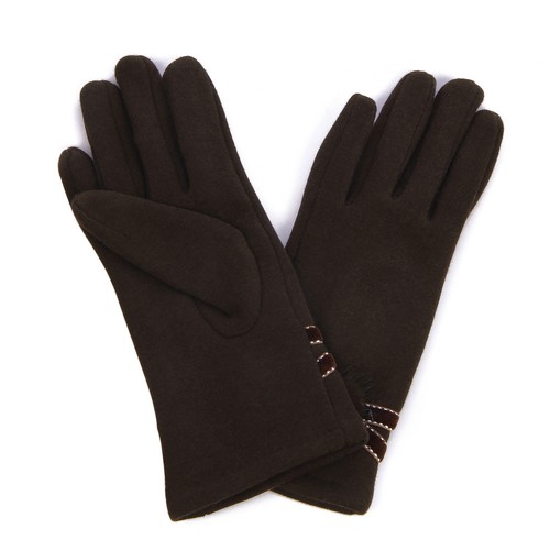 Elegant Women's Winter Thermal Gloves with Velvet Ribbon & Pom - Diff Colors - Picture 12 of 25