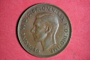 ESTATE FIND 1948 AUSTRALIA PENNY PERTH #K39096