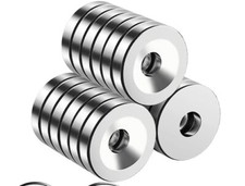 Various Neodymium Countersunk Ring Magnets N52 Strong Screw Disc 10mm - 20mm