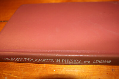 Vintage 1968 Ex-Library Textbook ''Scientific Experiments in Physics''