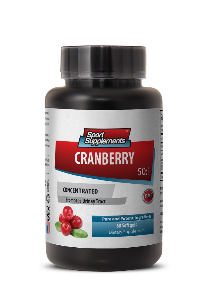 Cranberry Vitamins - Cranberry Extract 50:1 - Source Of Vitamin C & E Pills 1B