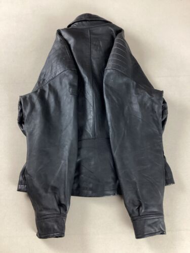 Vintage Hein Gericke Leather Biker Jacket Motorcycle Jacket Black Size M - Picture 14 of 19