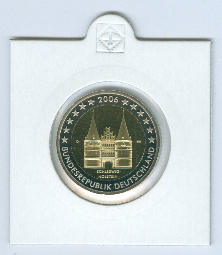 BRD Pièce De 2 Euro En Coin De Collection PP État FDC Plaque Polie