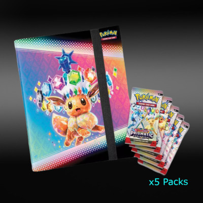 POKÉMON TCG Prismatic Evolutions Binder Collection🎊🐰Scarlet