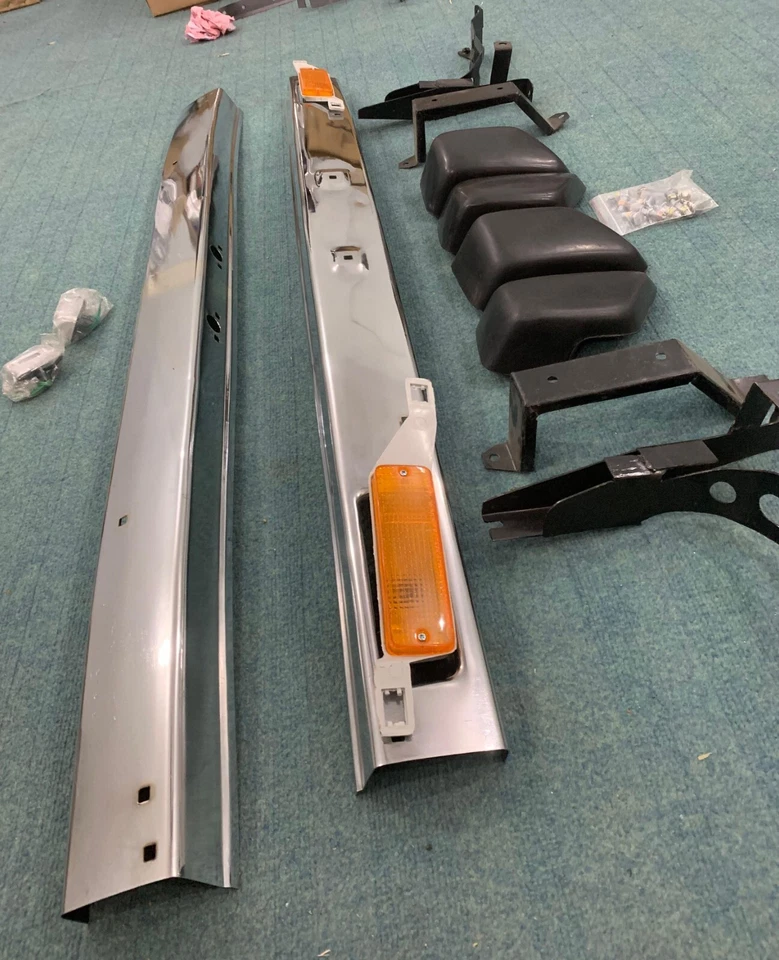 Toyota Corolla 1980-1980 Front back Bumpers set- Fits 2door -4door - Ke70 -Te72 - Image 3 of 4