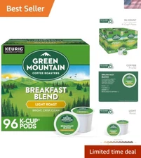 Breakfast Blend Single-Serve Keurig K-Cup Pods, Light Roast Coffee, 96 Count ...