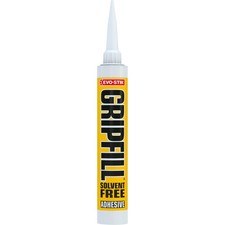 GRIPFILL Solvent Free Adhesive White Gap Filling Multi Purpose High Strength