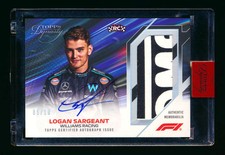 2023 Topps Dynasty F1 #DAP-LSG Logan Sargeant RC ROOKIE Patch Autograph #05/10