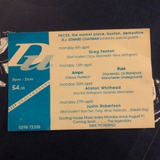 Rave Flyer - Deep Underground @ Buxton - 1992 Rave Club Flyer, UKAcidhouse