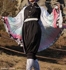 Anime Demon Slayer: Kimetsu no Yaiba Cosplay Kocho Shinobu Halloween Costume
