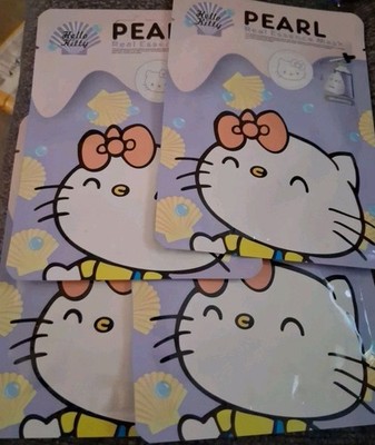 Hello Kitty Pearl Real Essence Mask  4  Of Them