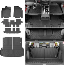 powoq 7 Seats Floor Mat Compatible with 2013-2020 Nissan Pathfinder Cargo Mat 13