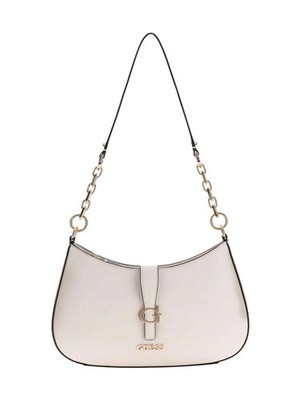 GUESS Women's Carrie Top Zip Shoulder Bag HWVG98 96180 STO STONE