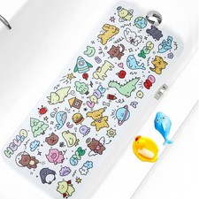 Baby Bath Mat for Tub Non Slip Kids Bathtub Mat Extra Long 40X16 Inch Toddler...