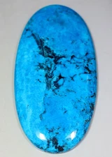 295 Ct 7X44X89 mm TOP HUGE SIZE KINGMAN TURQUOISE OVAL CABOCHON GEMSTONE DA-407