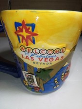 Vintage Smith Novelty Las Vegas 3D Ceramic Mug Welcome Sign