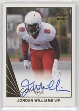 2016 Leaf Ultimate Draft 1990 Gold 9/50 Jordan Williams-Lambert #BA-JW2 Auto 2u3
