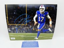 Josh Allen SIGNED Buffalo Bills 8x10 PHOTO AD COA NFL ALL PRO QB